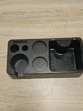 Espresso Tamping Station with Knock Box